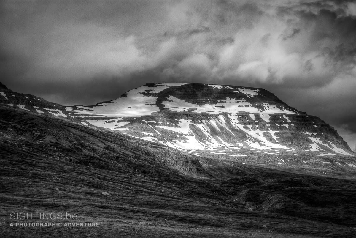Mountain near Fáskrúðsfjarðargöng