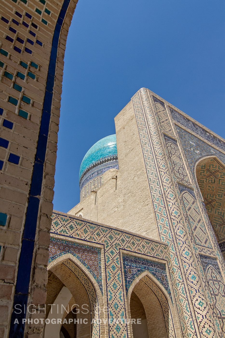 The Poi Kalon mosque in Bukhara
