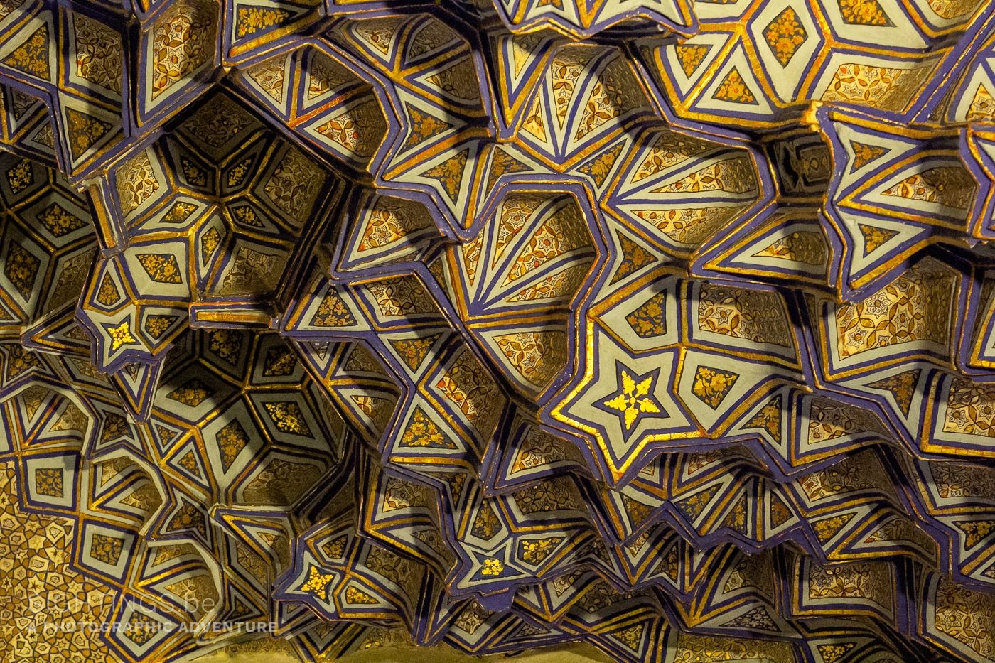 Inside the Amir Timur mausoleum, Samarkand